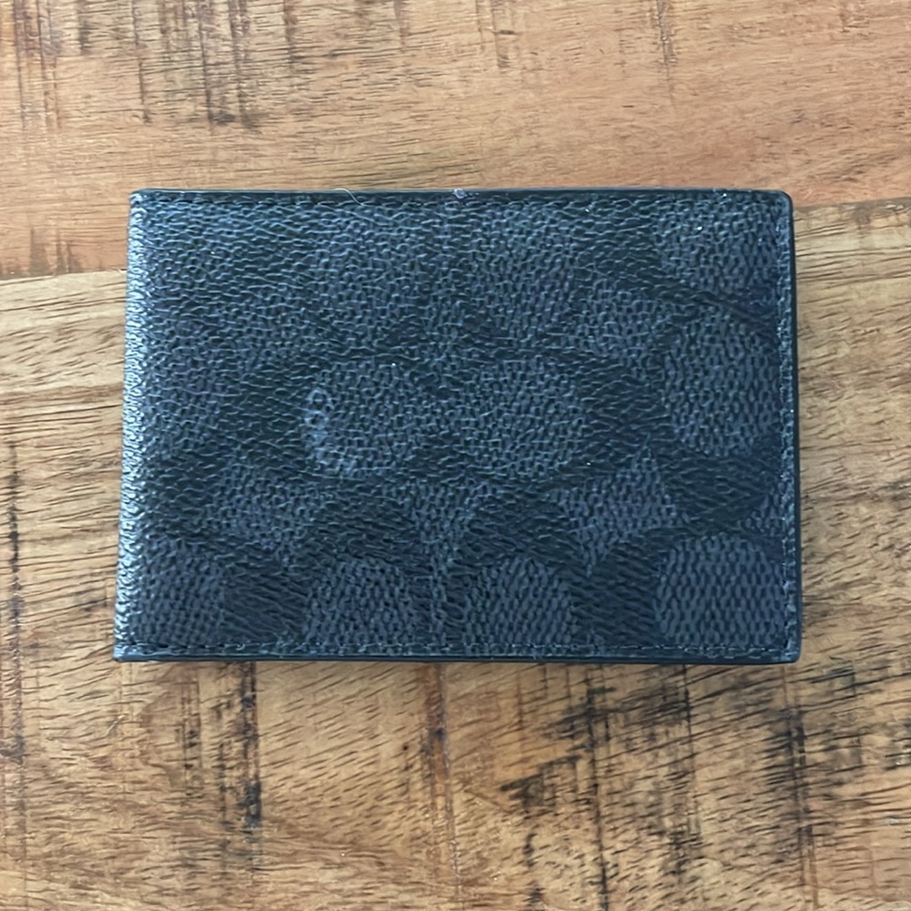 Coach Leather Billfold Wallet